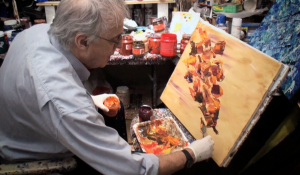 Yvan Ducharme dans son atelier